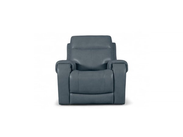Avery Leather Power Recliner Azure Recliners Bassett Furniture