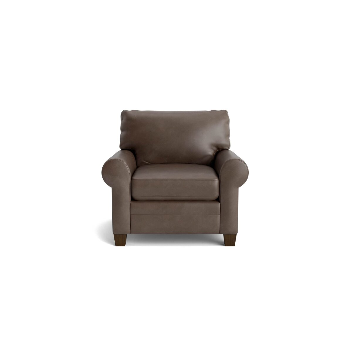 Carolina Leather Sock Arm Chair Chairs Bassett Furniture 4