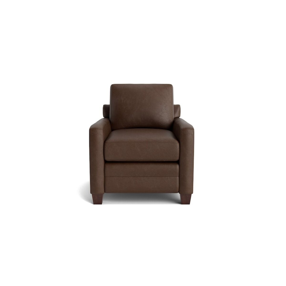 Carolina Leather Track Arm Chair Chairs Bassett Furniture 4