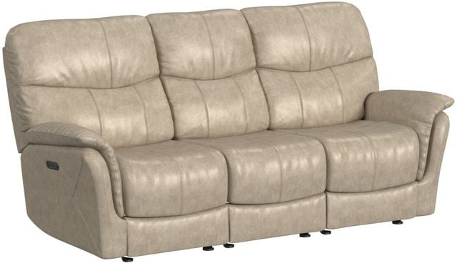Club Level Cary Flax Power Sofa