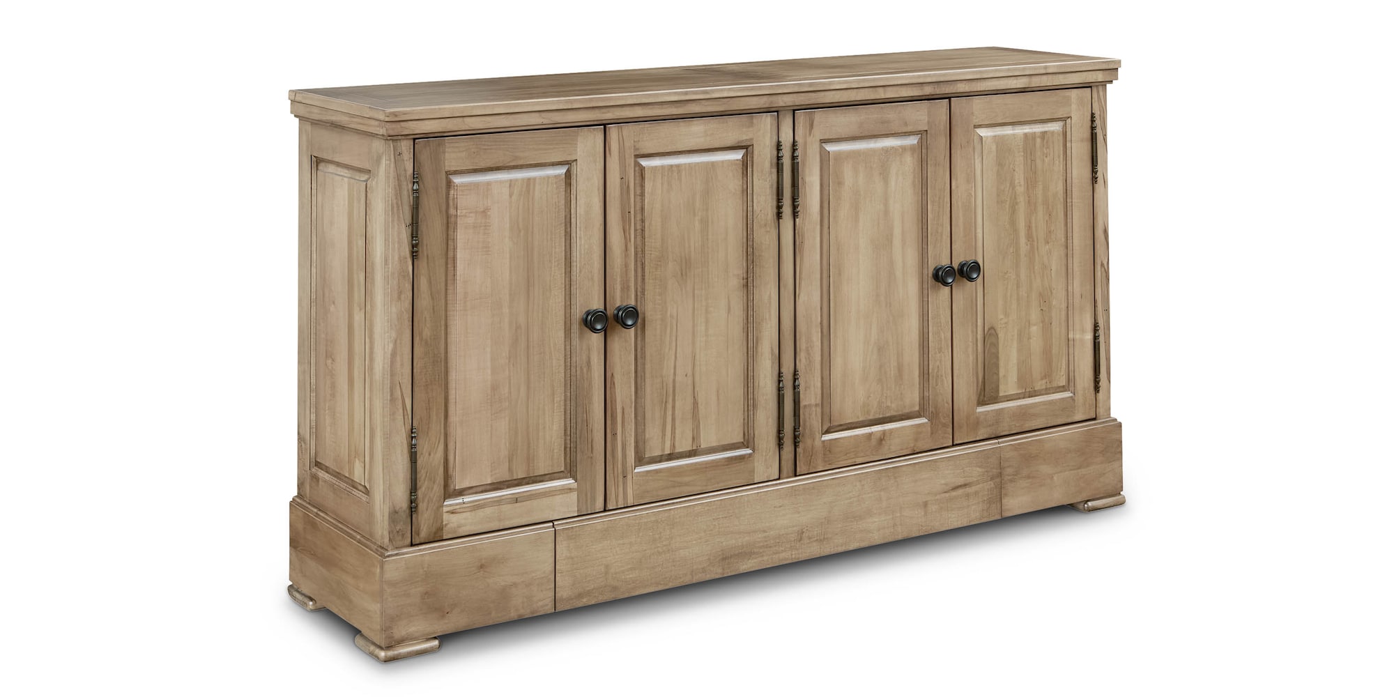 Hawkins Huntboard with Table Leaf Storage Fawn Maple