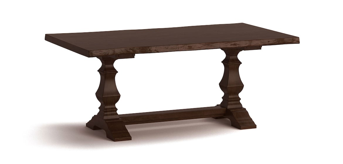 Benchmade Harvest Maple Live Edge Dining Table