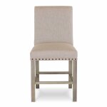 Benchmade Aiken Oak Farmhouse Counter Stool - Image 2