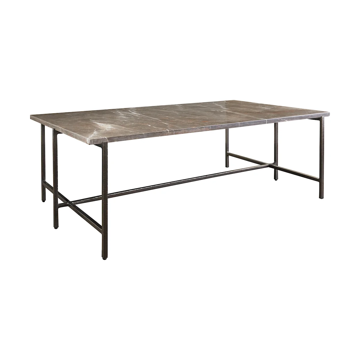 Contemporary Cocktail Table with Marble Top