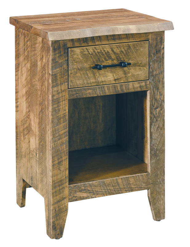 Amish Essentials Amish Rough Sawn 1 Drawer Nightstand Nightstands Archbold Furniture 4 Amish Essentials Amish Rough Sawn 1 Drawer Nightstand Nightstands Archbold Furniture 4