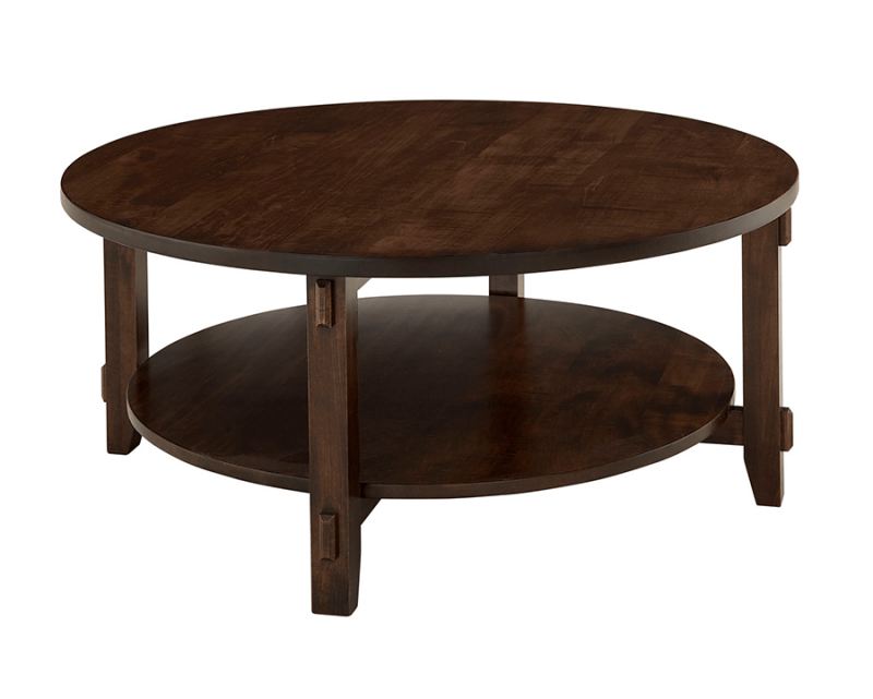 Amish Essentials Large Round Coffee Table