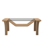 Stressless® Windsor table clear glass