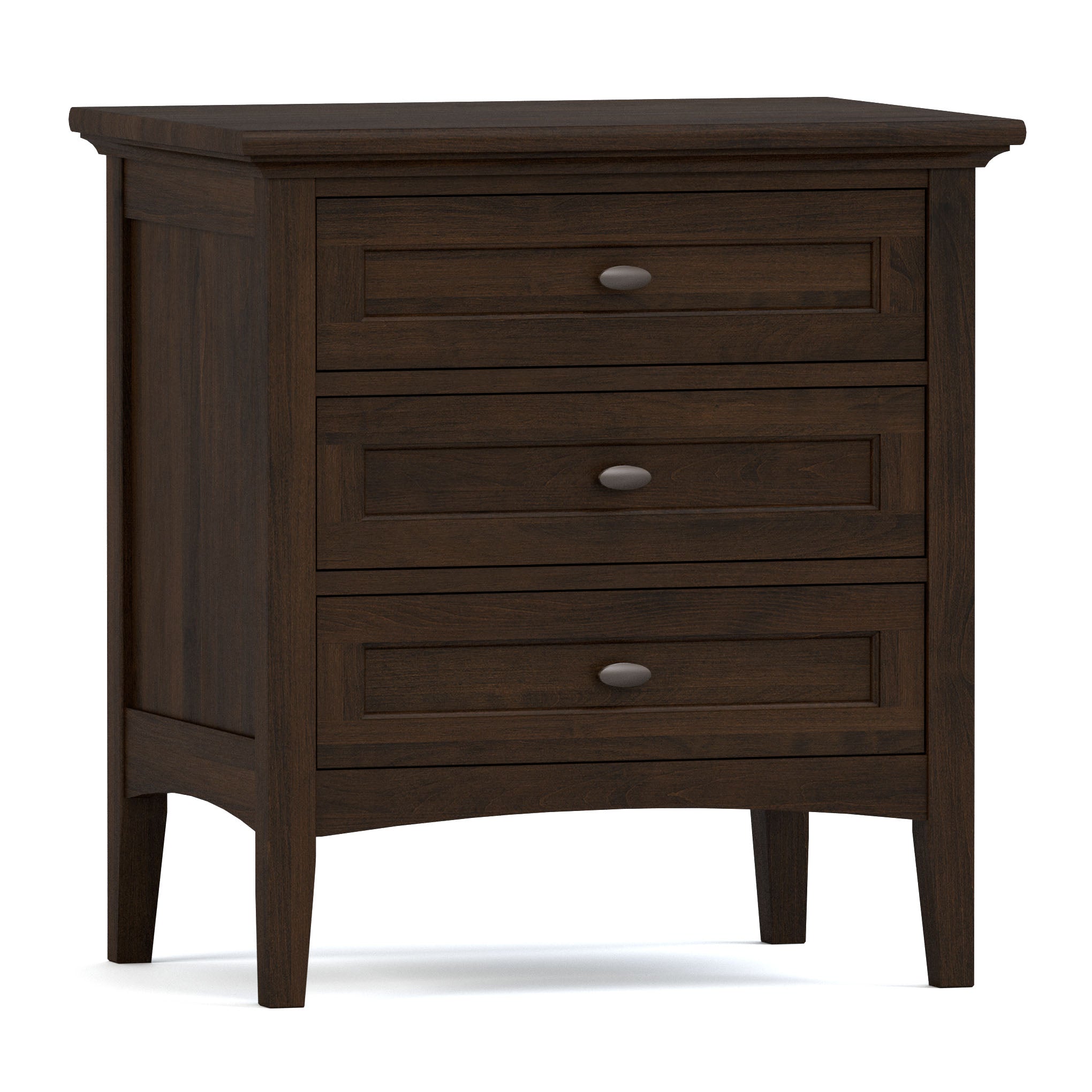 Revere Three-Drawer Nightstand Revere Three-Drawer Nightstand - Image 1