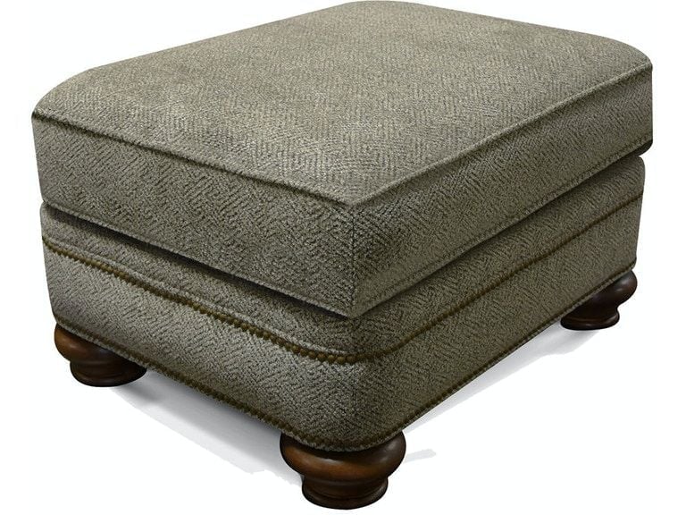 Reed Ottoman with Nails Reed Ottoman with Nails - Image 1