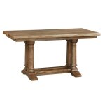Benchmade Maple Dining Table with Trestle Base