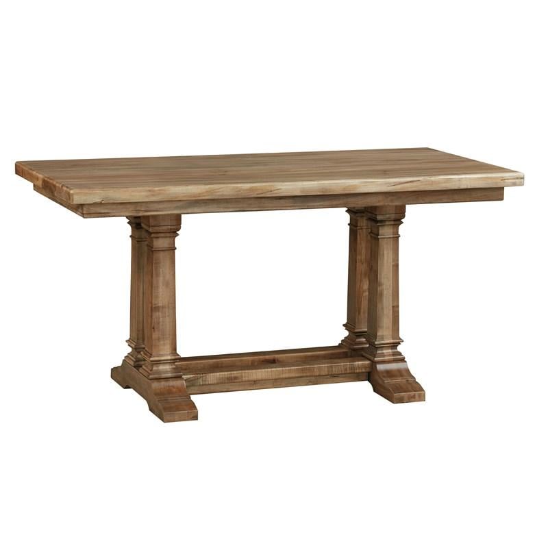 Benchmade Maple Dining Table with Trestle Base