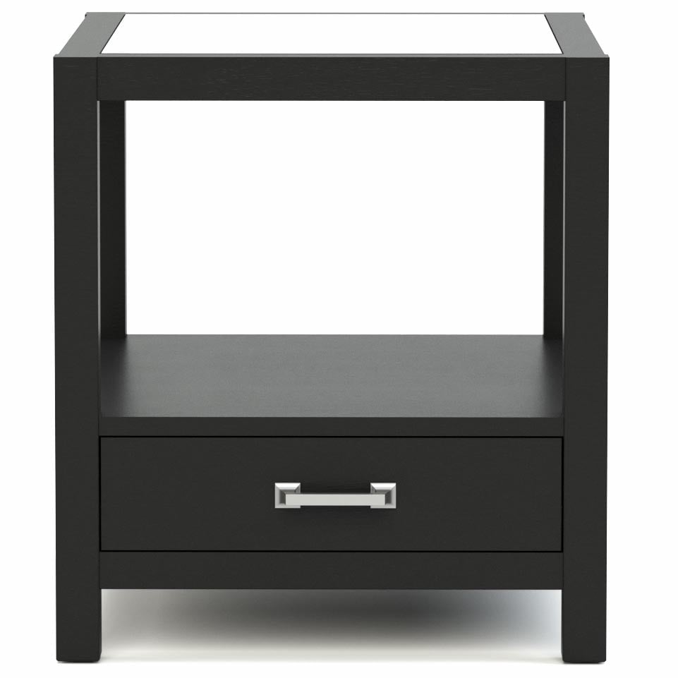 Dwyer One-Drawer End Table, Glass Top End tables Stickley Furniture 4 Dwyer One-Drawer End Table, Glass Top End tables Stickley Furniture 4
