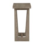 Liam Oak Chairside Table - Image 3