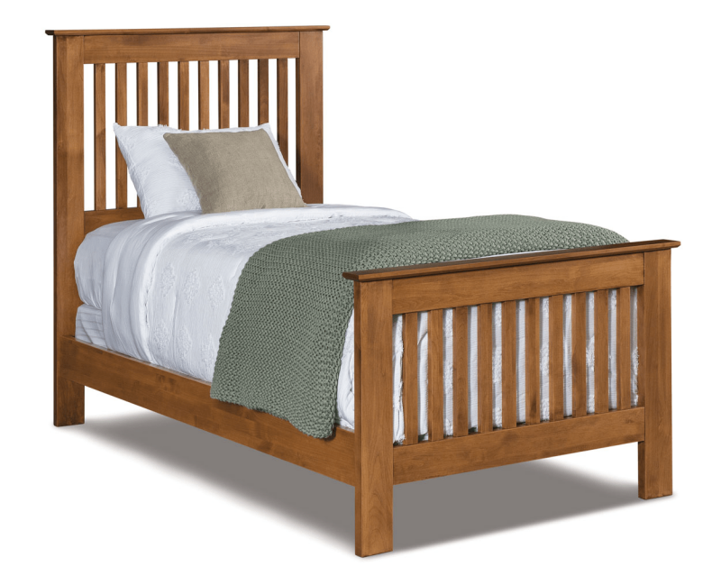 Shaker Twin Slat Bed