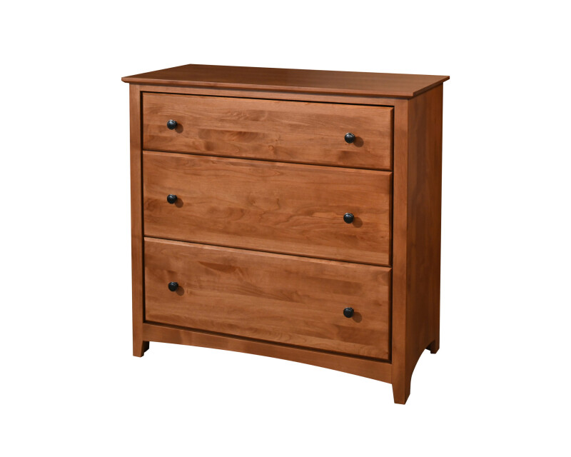 Shaker 3 Drawer Wide Chest