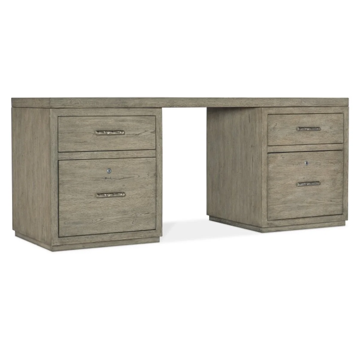 Linville Falls 72″ Desk with Two Files Desks Brown 4