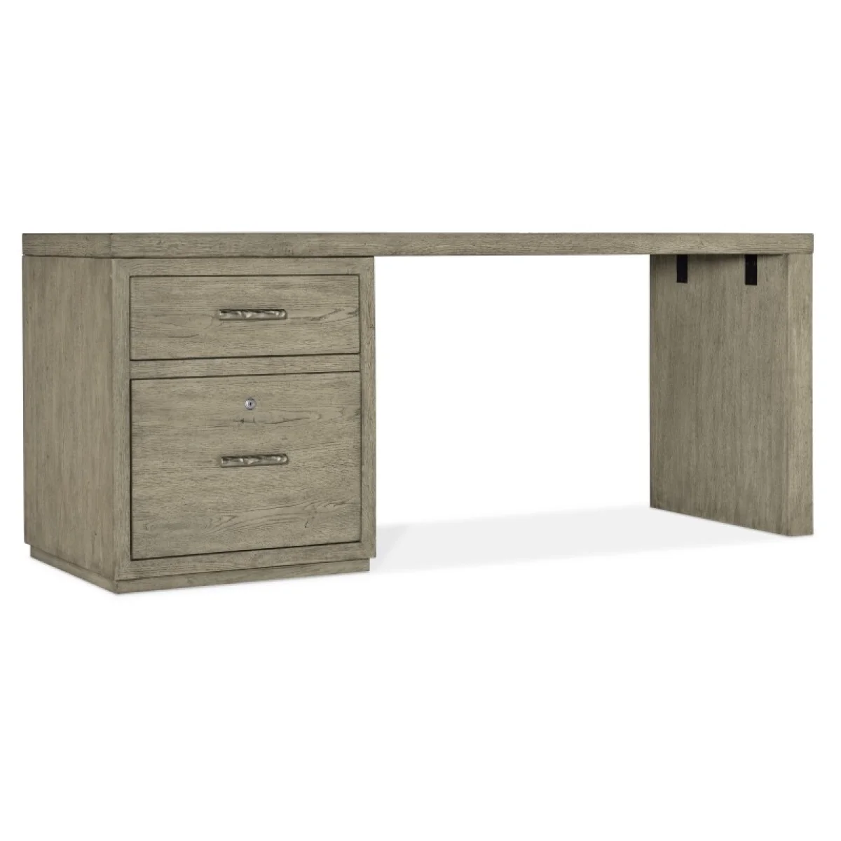 Linville Falls 72″ Desk with One File Desks Brown 4