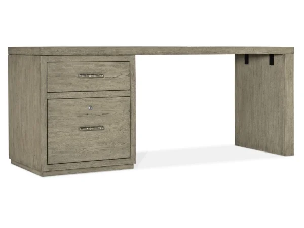 Linville Falls 72″ Desk with One File Desks Brown