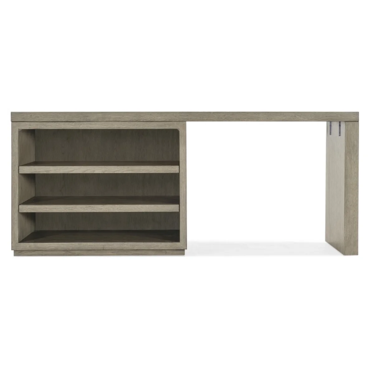 Linville Falls 72″ Desk with Open Desk Cabinet Desks Brown 7