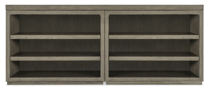 Linville Falls 72″ Credenza with Two Open Desk Cabinets Desks Brown 7 Linville Falls 72″ Credenza with Two Open Desk Cabinets Desks Brown 7