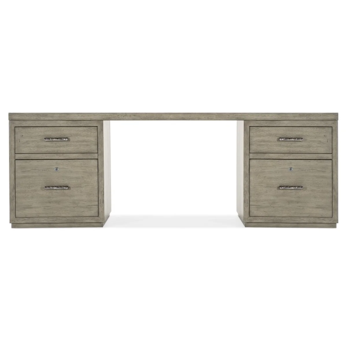 Linville Falls 84″ Desk with Two Files Desks Brown 7
