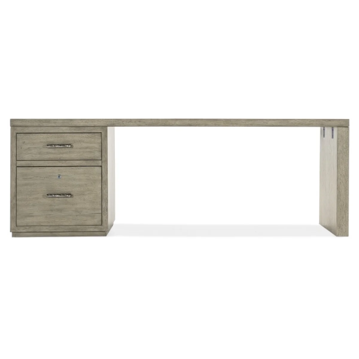 Linville Falls 84″ Desk with One File Desks Brown 7