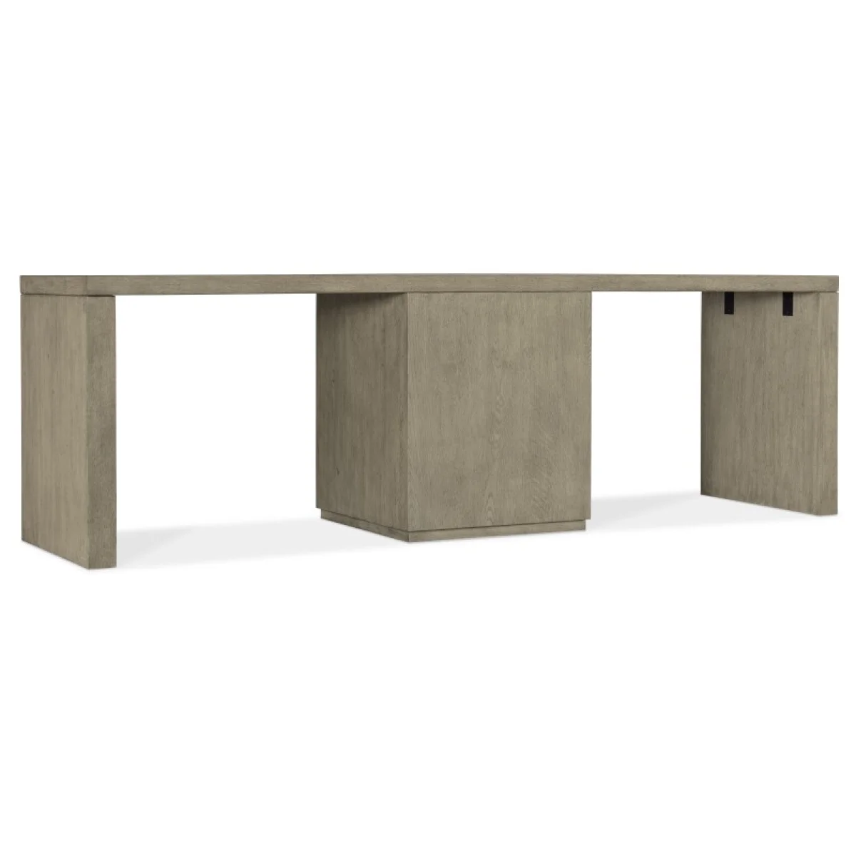 Linville Falls 96″ Desk with One Centered File Desks Brown 6