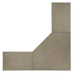 Linville Falls Corner Desk with Two Open Desk Cabinets - Image 5