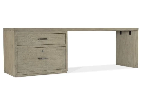 Linville Falls 96″ Desk with Lateral File Desks Brown