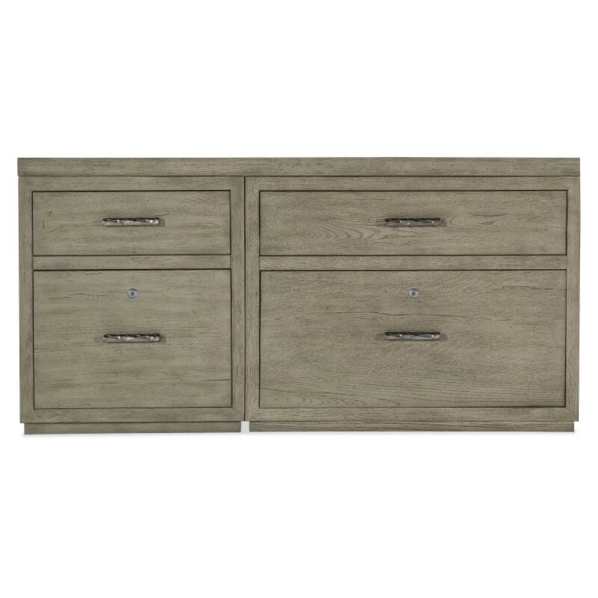 Linville Falls 60″ Credenza with File and Lateral File Office Storage Brown 7