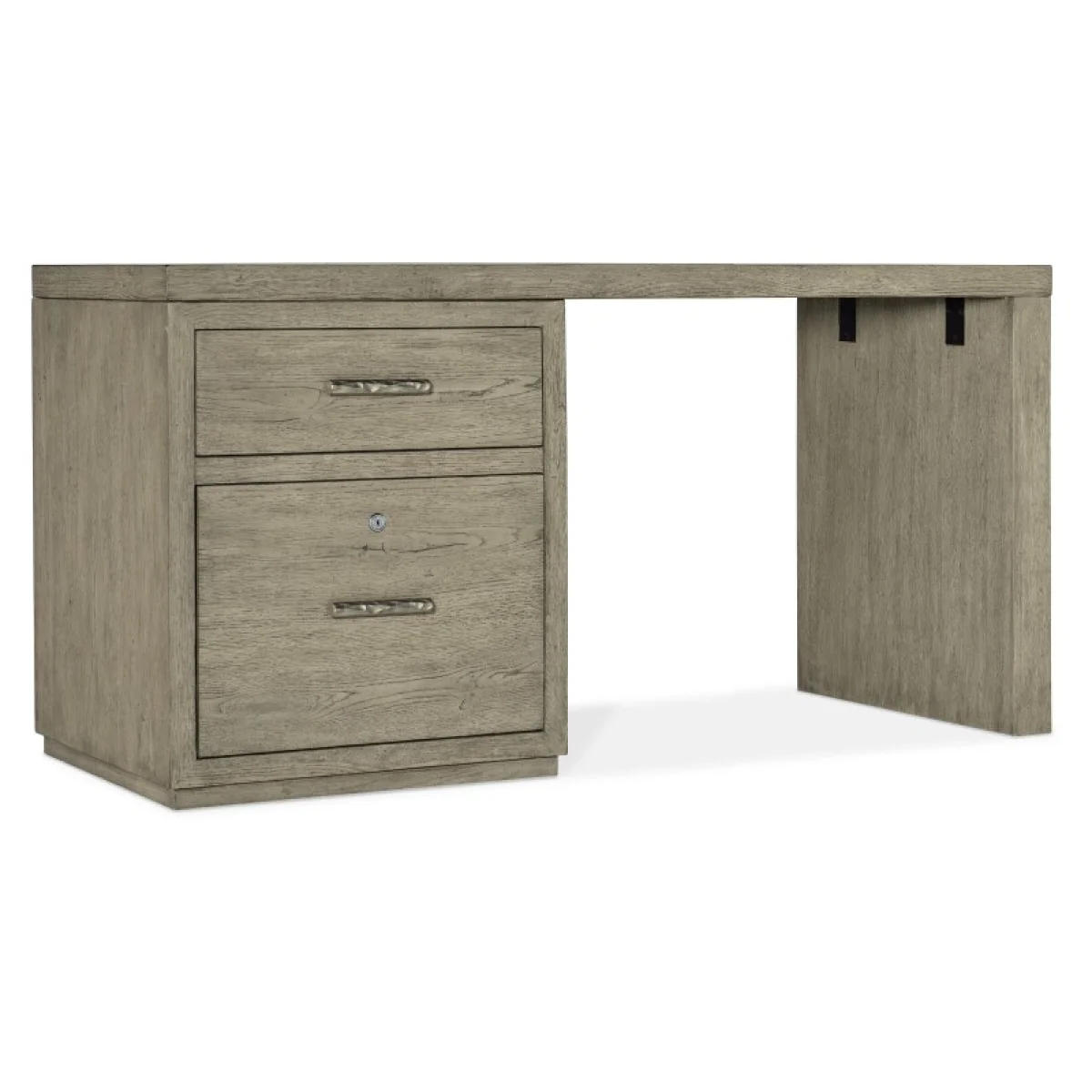 Linville Falls 60″ Desk with One File Desks Brown 4