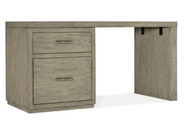 Linville Falls 60″ Desk with One File Desks Brown