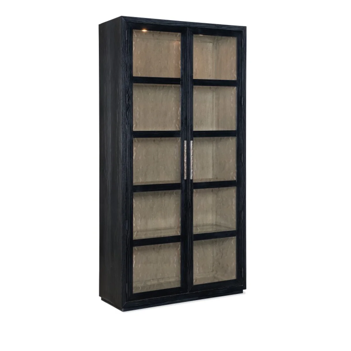 Linville Falls Shou Sugi Ban Curio Cabinet Dining Storage black 4