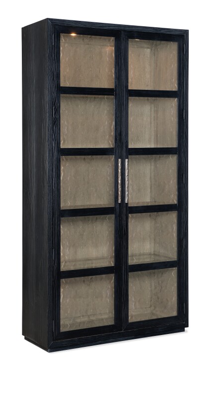 Linville Falls Shou Sugi Ban Curio Cabinet Dining Storage black 14 Linville Falls Shou Sugi Ban Curio Cabinet Dining Storage black 14