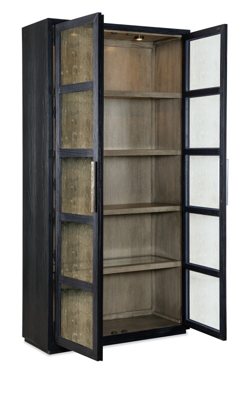 Linville Falls Shou Sugi Ban Curio Cabinet Dining Storage black 17 Linville Falls Shou Sugi Ban Curio Cabinet Dining Storage black 17