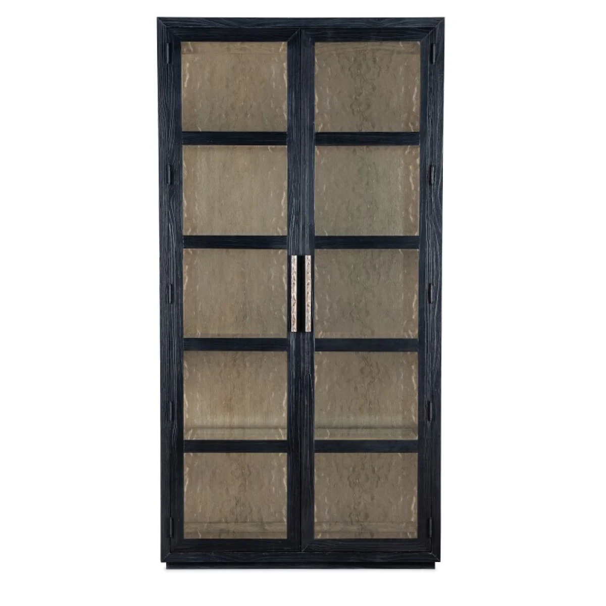 Linville Falls Shou Sugi Ban Curio Cabinet Dining Storage black 9