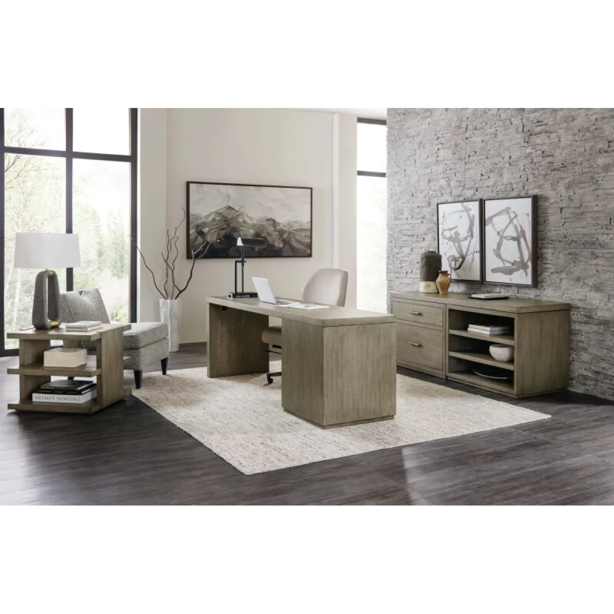 Linville Falls Overlook Trails End Table End tables Brown 8