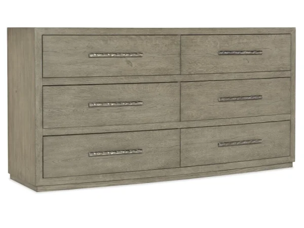 Linville Falls Chimney Gap Six Drawer Dresser Dressers Brown