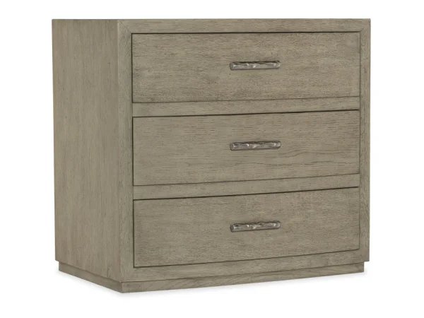 Linville Falls Ashford Three Drawer Nightstand Nightstands Brown
