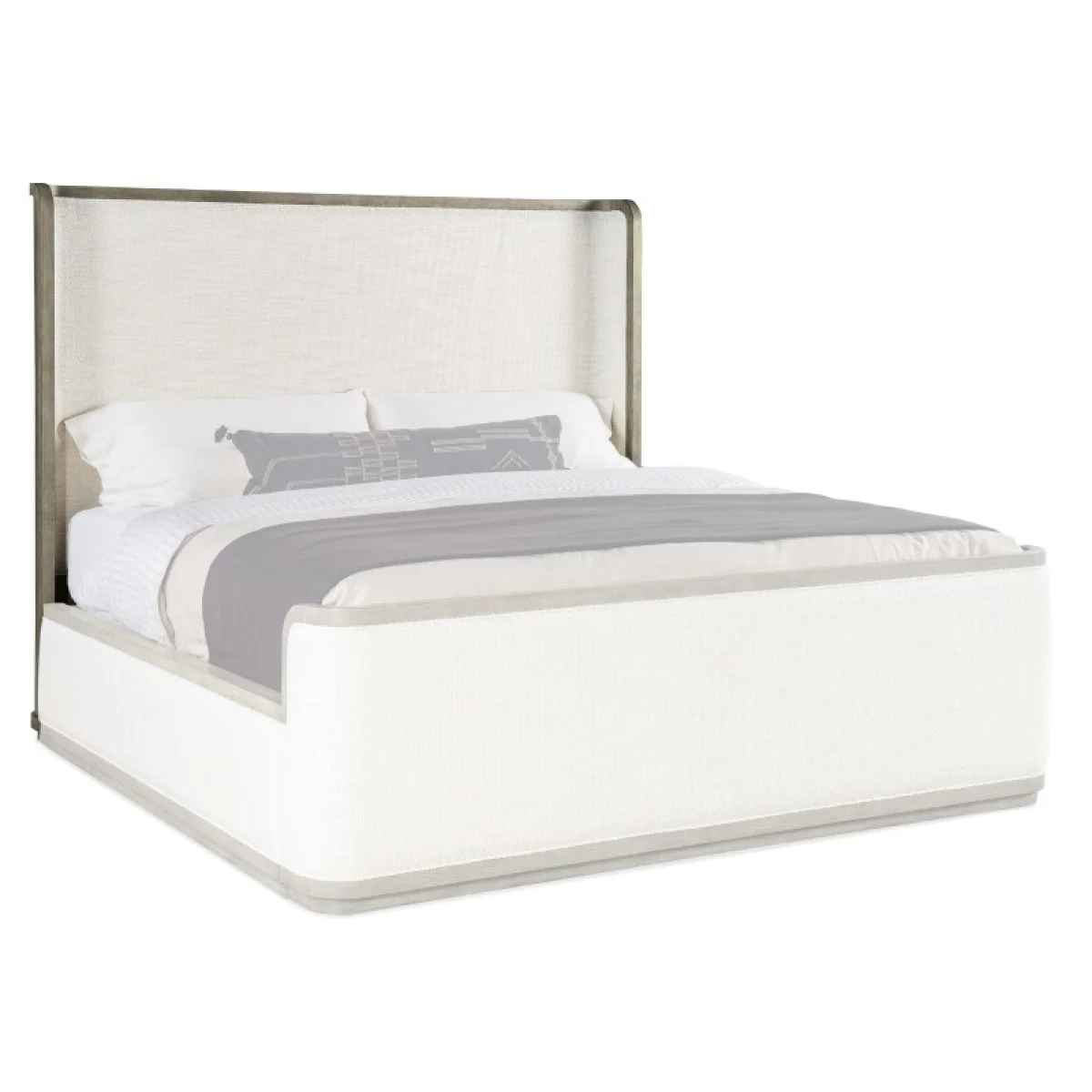 Bedroom Linville Falls Boones 5/0 Upholstered Shelter Headboard Bed Parts Bed Parts 4