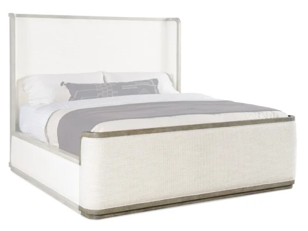 Bedroom Linville Falls Boones 6/0-6/6 Upholstered Shelter Footboard Bed Parts Bed Parts