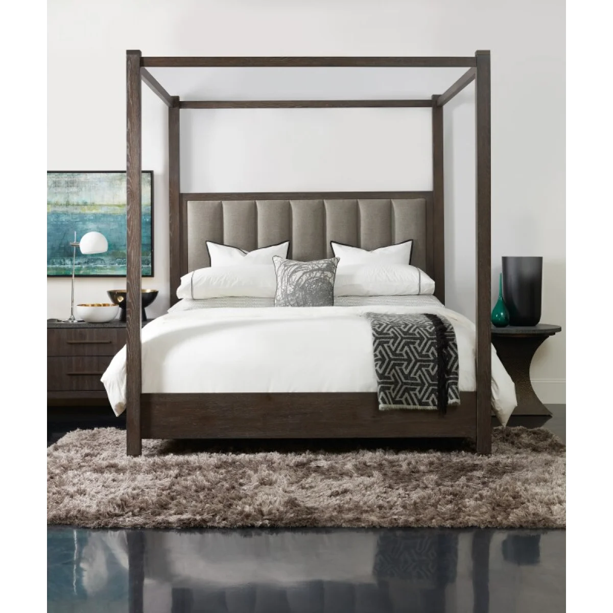 Bedroom Miramar Aventura Jackson Tall King Posts with Canopy Bed Parts Bed Parts 6