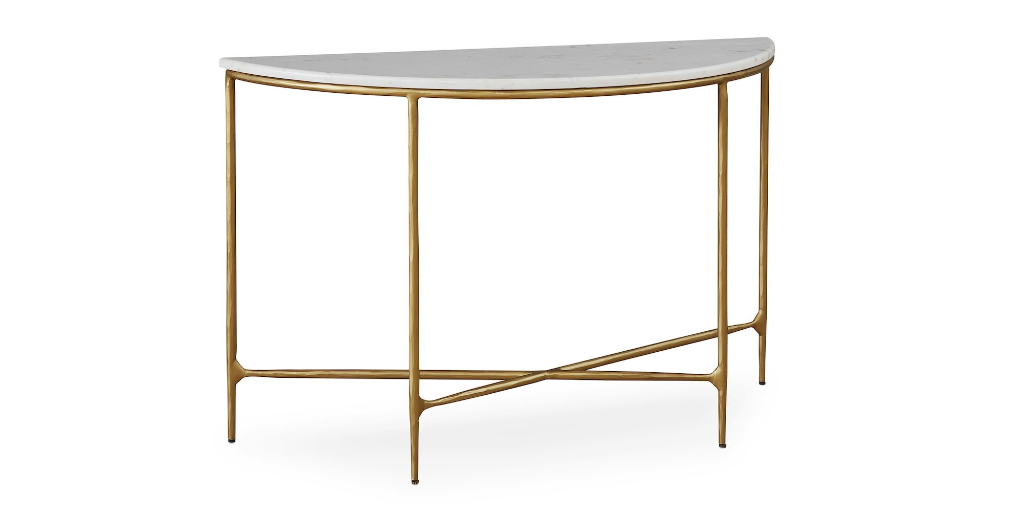 Keswick Demilune Console Table Bronze