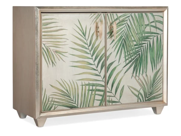 Melange Lets Be Fronds Two Door Chest Accent Furniture Accent Furniture