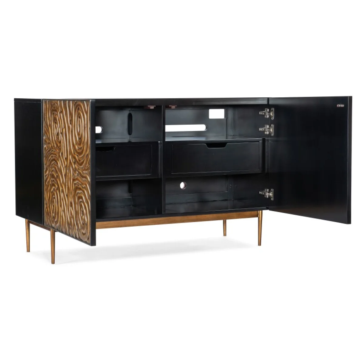 Melange Fingerprints Two Door Credenza Accent Furniture Accent Furniture 6