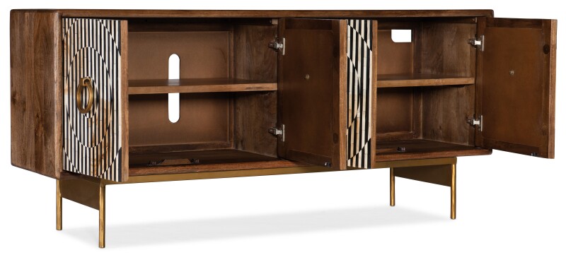 Melange Russell Credenza Entertainment Stands Brown 13 Melange Russell Credenza Entertainment Stands Brown 13