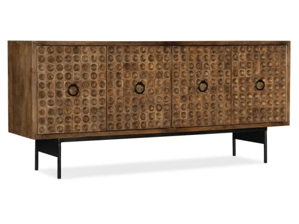 Melange Swanston Credenza Entertainment Stands Brown