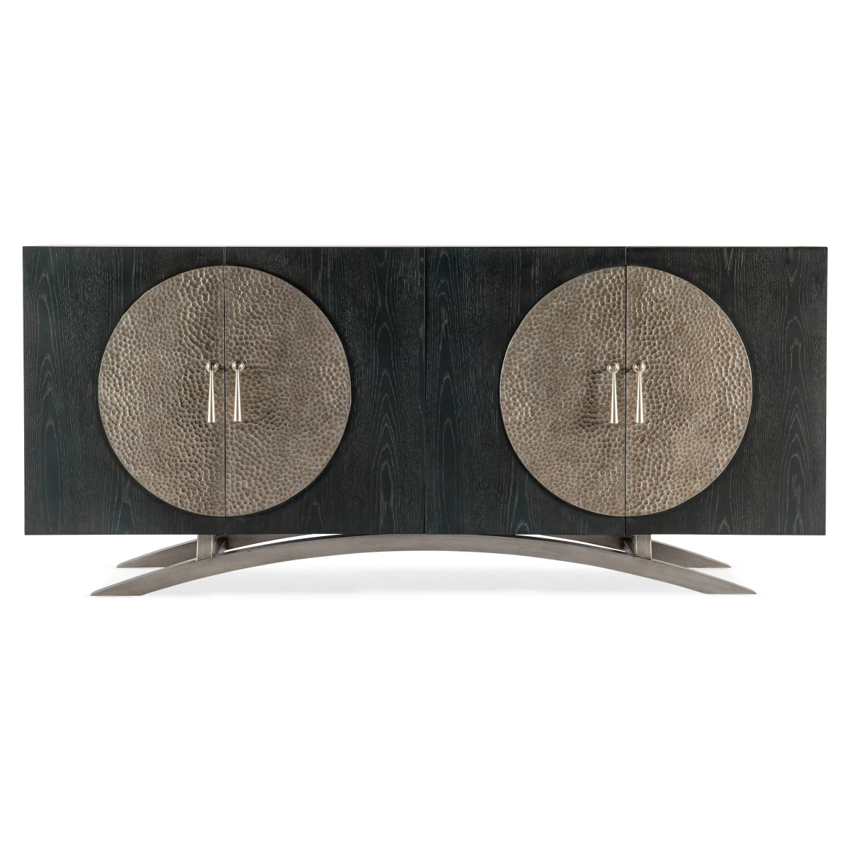Melange Nolita Four Door Entertainment Console Entertainment Stands black 7