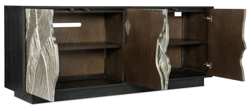 Melange Summit Gorge Entertainment Console Entertainment Stands black 12 Melange Summit Gorge Entertainment Console Entertainment Stands black 12