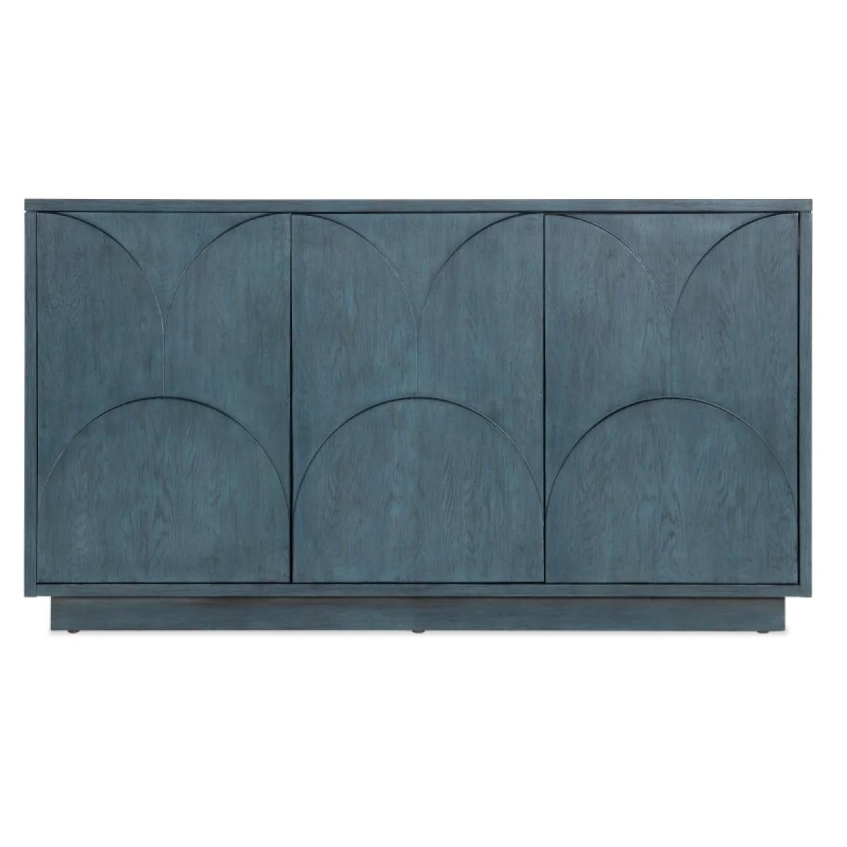 Melange Round Valley Three Door Entertainment Credenza Entertainment Stands blue 7